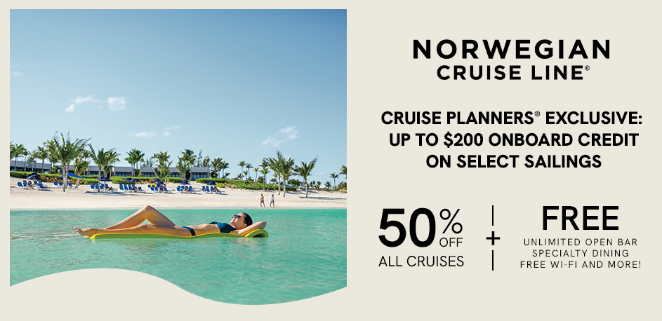 Norwegian Onboard Credit + 50% off